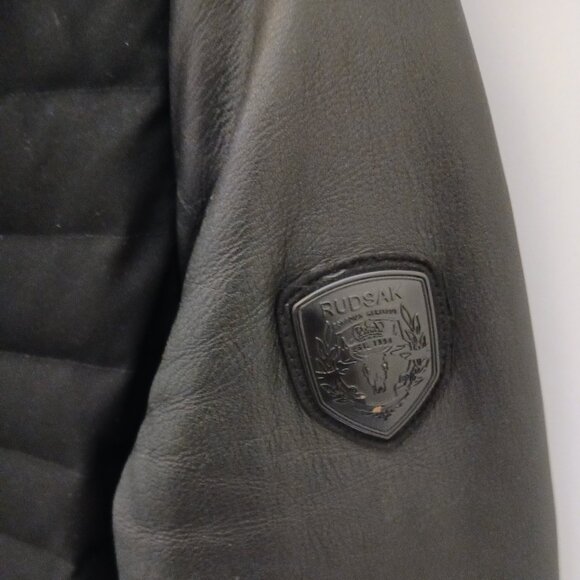 Rudsak Leather Lightweight Down-Filled Jacket - Picture 9 of 11